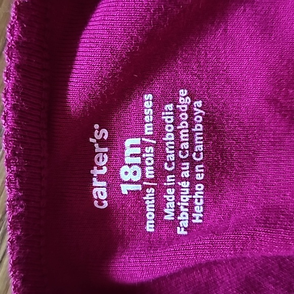 Carter's Baby Girls Size 18 Months Bundle of Qty 3 Fall Winter One-Piece Outfits - Picture 9 of 11